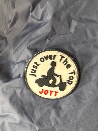 Chaqueta JOTT Impermeable Azul Verde reversible