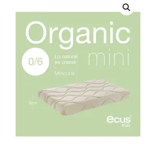 Colchón Ecus Kids Minicuna antiasfixia