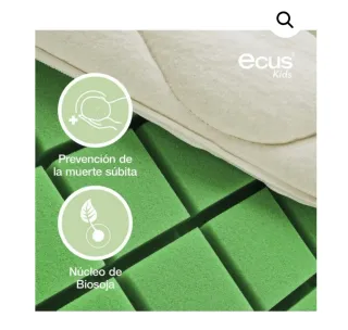 Colchón Ecus Kids Minicuna antiasfixia