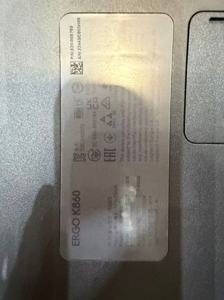 Logitech ERGO K860 Teclado inalámbrico y ergonómic