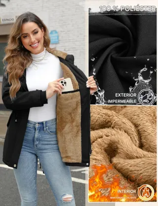 Chaqueta Invierno Vancavoo Mujer Talla S