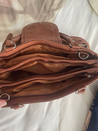 Bolso de piel patchwork Vaccaro