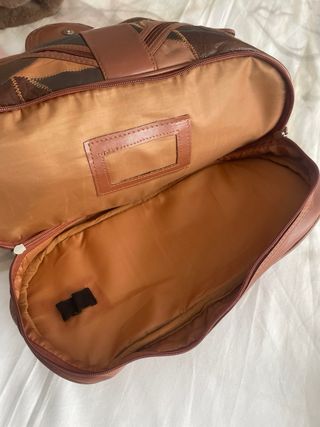 Bolso de piel patchwork Vaccaro