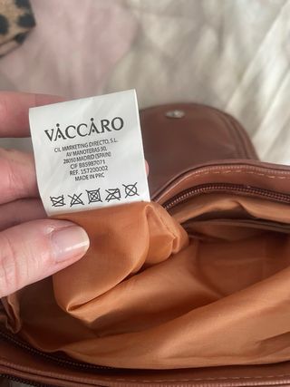 Bolso de piel patchwork Vaccaro