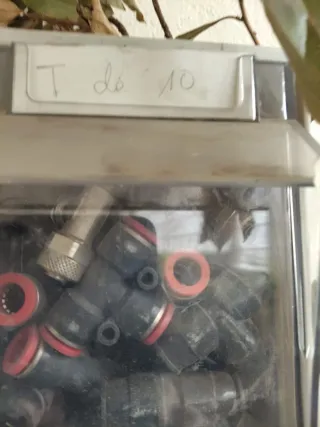 Lote Accesorios Neumática Latón y plastico