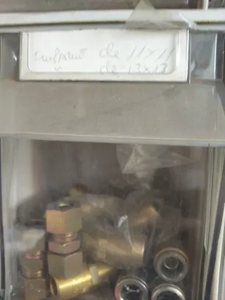 Lote Accesorios Neumática Latón y plastico