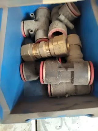 Lote Accesorios Neumática Latón y plastico