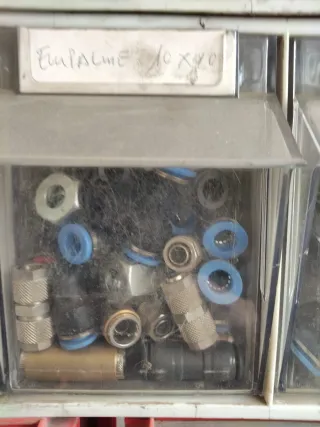 Lote Accesorios Neumática Latón y plastico