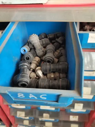 Lote Accesorios Neumática Latón y plastico