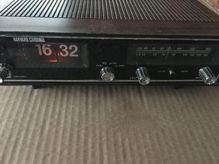 Radio Reloj Flip Harvard Cardinal
