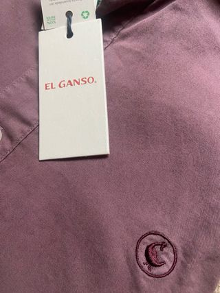 Camisa El Ganso Twill Granate Talla L