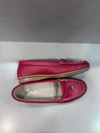Mocasines Piel Rojo Nuevos Talla 39