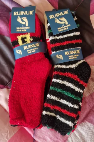 6 paia calze uomo natalizie RUINUR