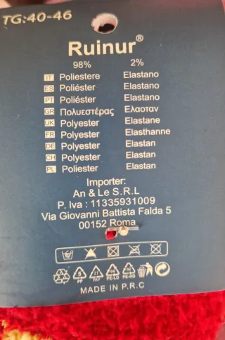 6 paia calze uomo natalizie RUINUR