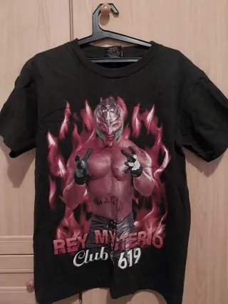 Camiseta Rey Mysterio Club 619 Negra