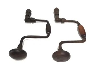 Interesante lote de taladros antiguos, barbiqui