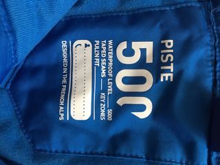 Pantalón esquí niño azul con tirantes