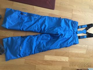 Pantalón esquí niño azul con tirantes