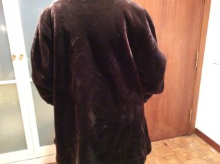 Abrigo CHAQUETÓN marrón PELETERIA MOUTON