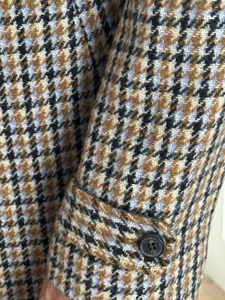 Abrigo Cyrillus Tartán Lana Talla M