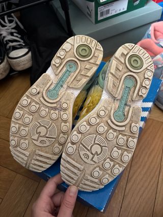 Adidas ZX Flux plumas multicolor talla 37 1/3