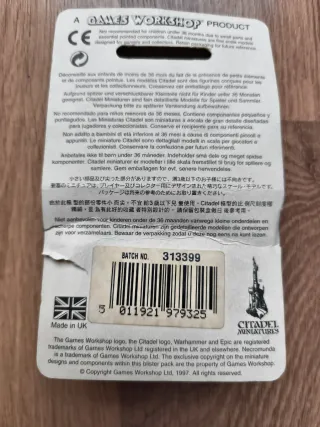 Asesino Culexus W40k Metal