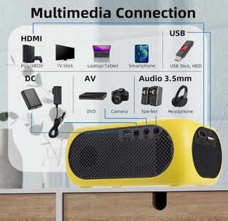 Proyector de Cine Video Full HD 1080P