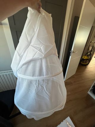 Cancán para vestido de novia blanco