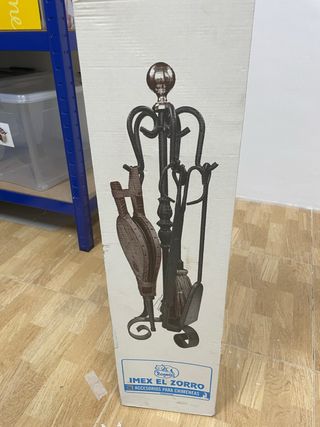 Set Utensilios Chimenea IMEX EL ZORRO