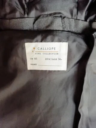 Giubbino Calliope 14 anni nuovo
