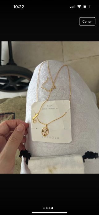 Collar PUPAOLA Leo Oro