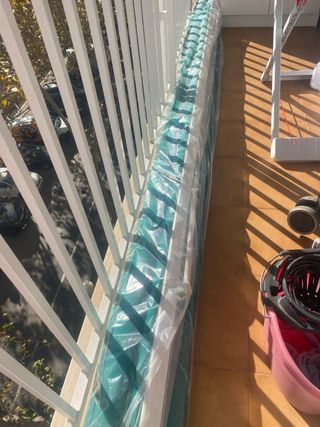 2 Toldos Tela Verde 4,92 y 3,19 Mts