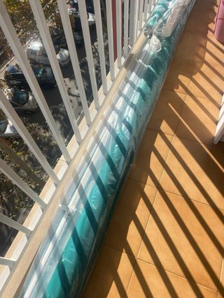 2 Toldos Tela Verde 4,92 y 3,19 Mts