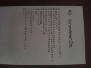 Juego de puntas de precisión