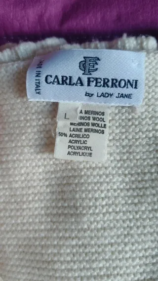Maglione Lana Merino CARLA FERRONI Made in italy