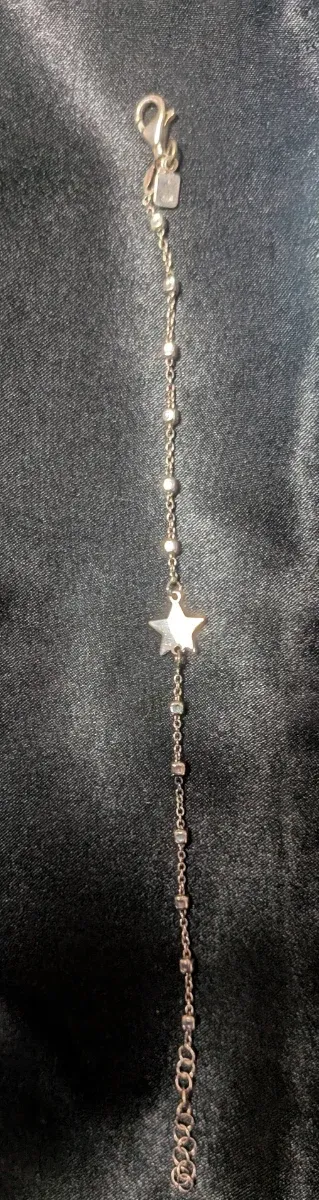 Pulsera Plata Estrellas