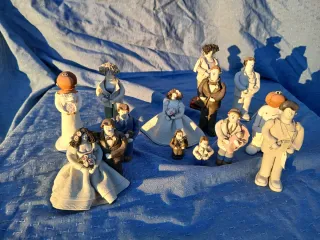 Lote figuras vintage artesanales