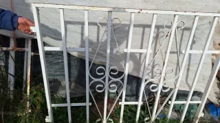 Rejas de ventana blancas