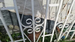 Rejas de ventana blancas