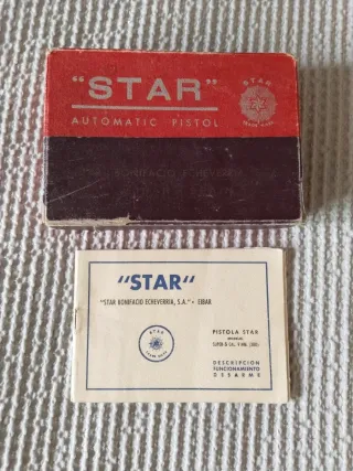 Caja y manual pistola Star