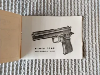 Caja y manual pistola Star