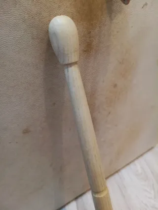 Tambor cuadrado piel y pelo