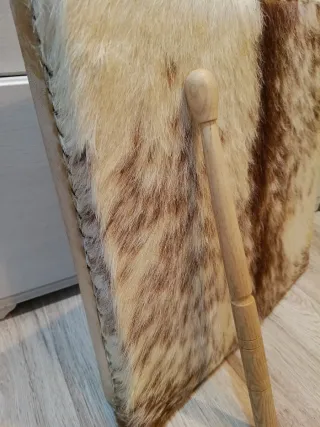 Tambor cuadrado piel y pelo