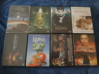 Películas DVD a 5€ cada una