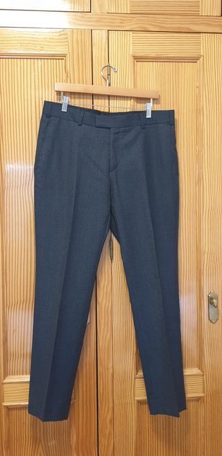 Pantalón de traje negro talla L