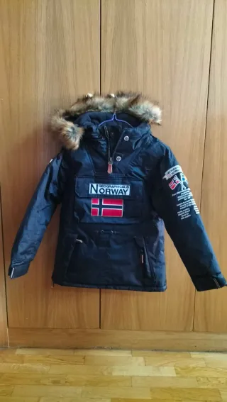 Abrigo Geographical Norway Niño Talla 10