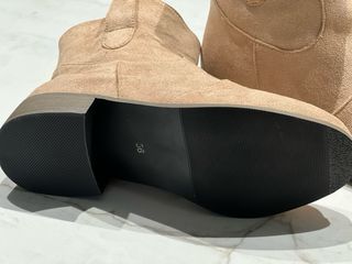 Botines beige talla 36