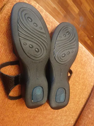 Sandalias Stonefly Mujer Negro Ancho Especial