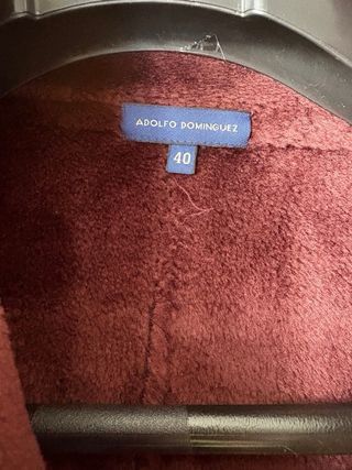 Abrigo Adolfo Dominguez Talla 40