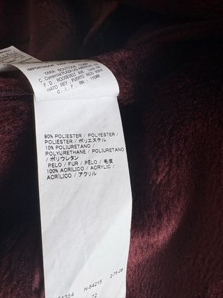 Abrigo Adolfo Dominguez Talla 40